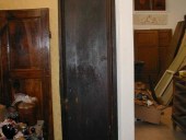Uno dei 2 battenti prima del restauro.