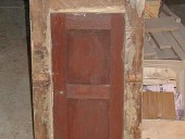 Stipo prima del restauro(lato posteriore).