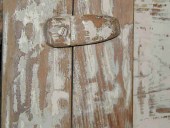 Dettaglio del fermo di chiusura originale