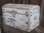 Il baule in shabby naturale completato