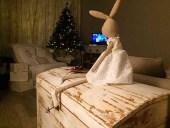 Il baule in shabby spedito a Cambridge