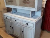 Credenza buffet trasformata in bleu di Francia
