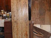 La porta restaurata