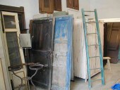 L'Altra scala in shabby di colore verde