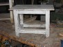 SDO36 ANTICO TAVOLINETTO RIUSATO IN SHABBY